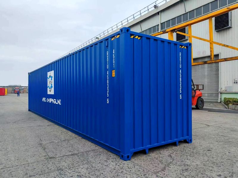 Vista Shipping Line 40ft container in the yard